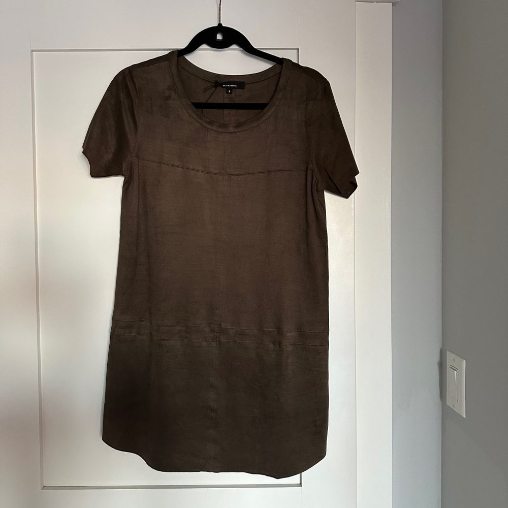 ShopSXC Brown Suede Dress NWT Small